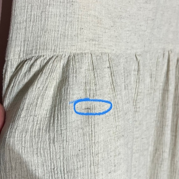 ASOS Design Milkmaid peasant sand boho linen blend cottage core maxi sundress 8 - Picture 7 of 12